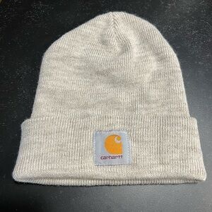 Carhartt Oatmeal Gray Knit Beanie